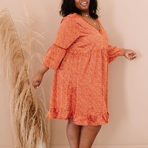 Jodifl Curtain Call Dotted Babydoll Dress